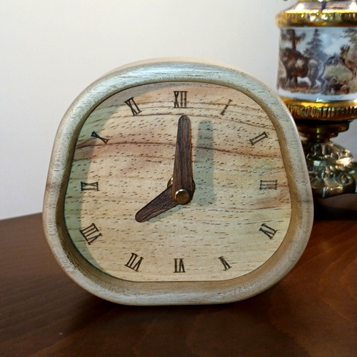 decorative wooden clock